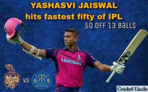 yashasvi jaiswal fastest 50